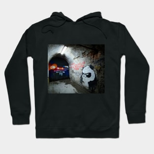 panda tunnel graffiti Hoodie